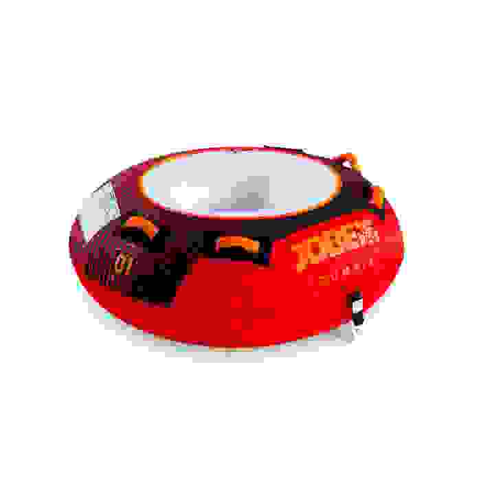 Flotador de arrastre tipo donut Jobe Rumble rojo 1 persona