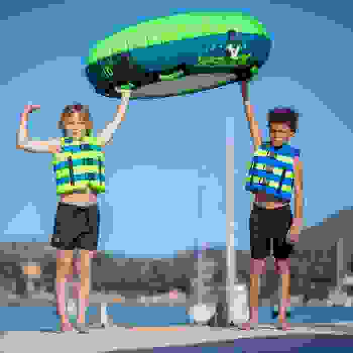 Flotador de arrastre tipo donut Jobe Rumble azul 1 persona