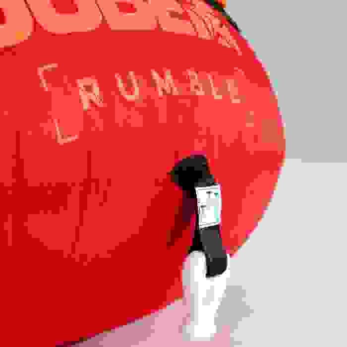 Flotador de arrastre tipo donut Jobe Rumble rojo 1 persona