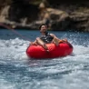 Flotador de arrastre tipo donut Jobe Rumble rojo 1 persona