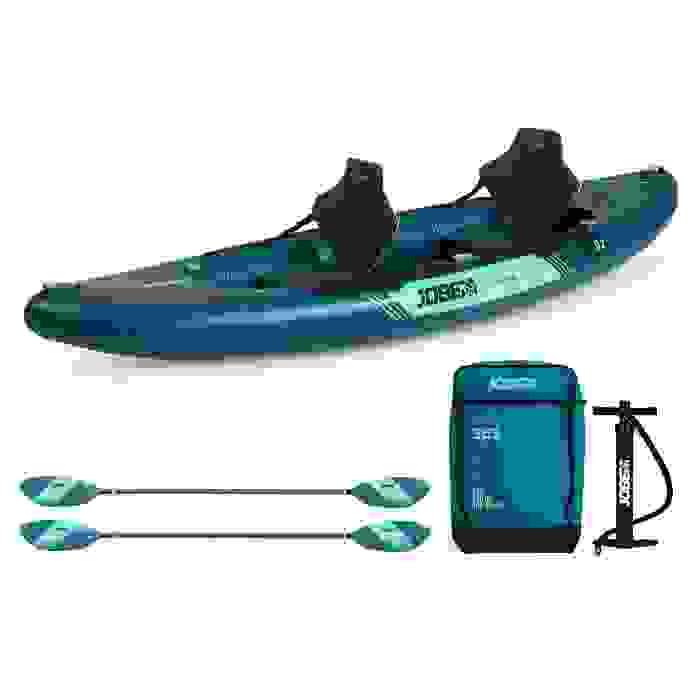 Jobe Gama Kayak hinchable para 1 o 2 personas verde