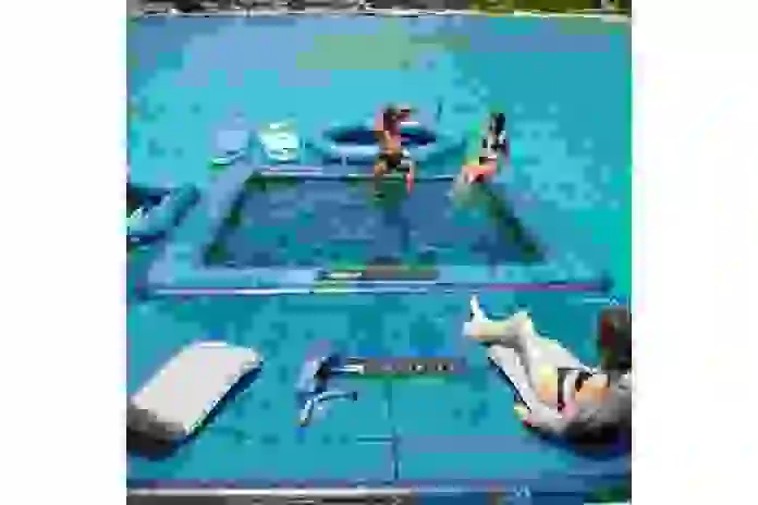 Jobe Infinity Island 4 x 2 m color azul