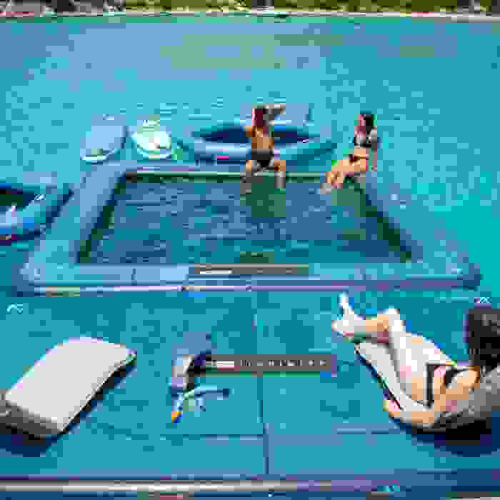 Jobe Infinity Island 4 x 2 m color azul