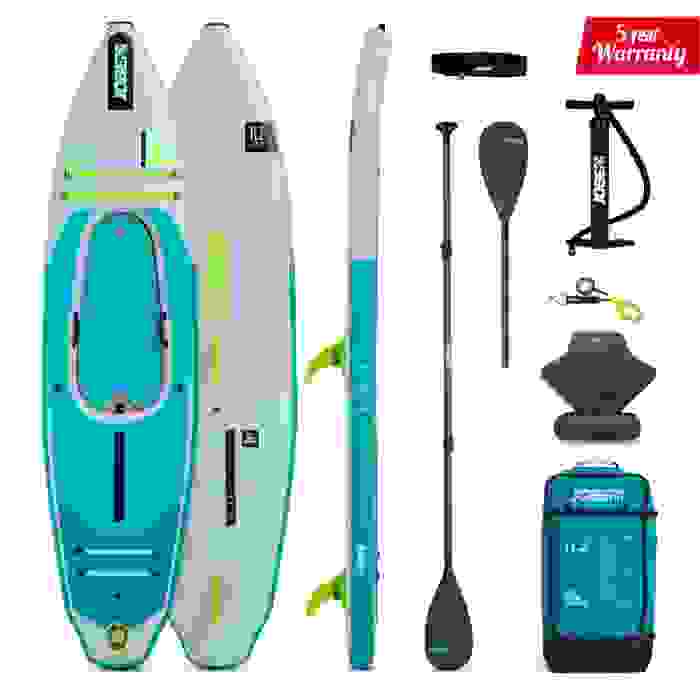 Jobe Aero Tana Hybrid SUP 11.2 Package | Tabla Paddle Surf Kayak